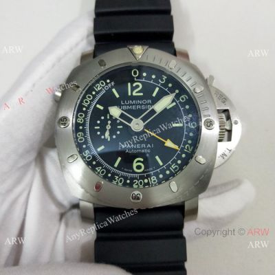 2019 Replica Panerai PAM193 Luminor Submersible depth gauge Watch Green Markers